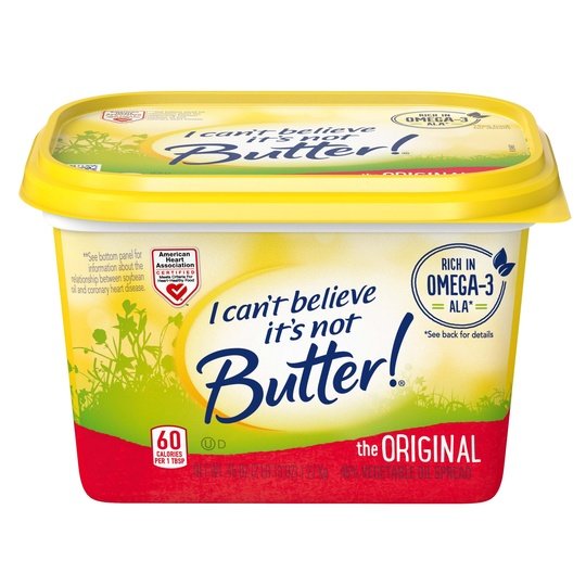 I Can't Believe It's Not Butter Original Spread , 45 oz Tub (Refrigerated)