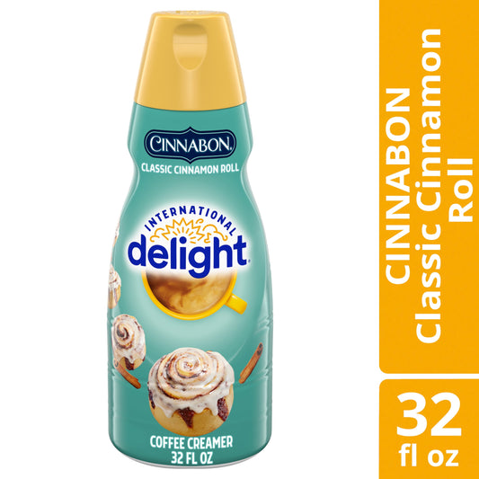 International Delight Cinnabon (R) Coffee Creamer, 32 fl oz Bottle