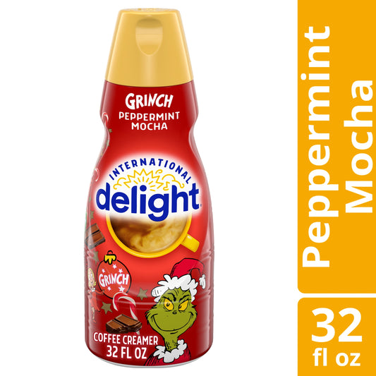 International Delight Grinch Peppermint Mocha Coffee Creamer, 32 oz.