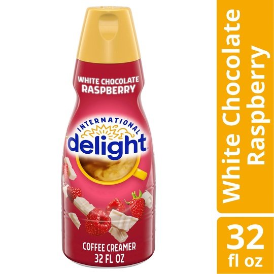 International Delight White Chocolate Raspberry Coffee Creamer, 32 fl oz Bottle