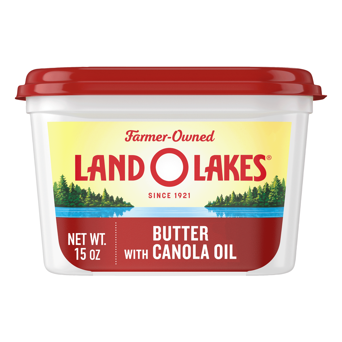 Land O Lakes® Butter with Canola Oil, 15 oz Tub