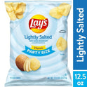 Lay's Lightly Salted Classic Potato Snack Chips,Party Size, 12.5 oz Bag