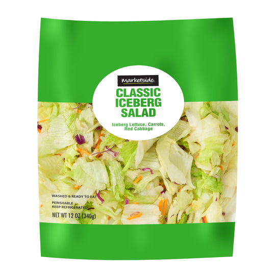 Marketside Classic Iceberg Salad, 12 oz Bag, Fresh