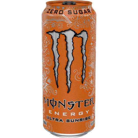 Monster Energy, Ultra Sunrise, Sugar Free Energy Drink, 16 fl oz, Single