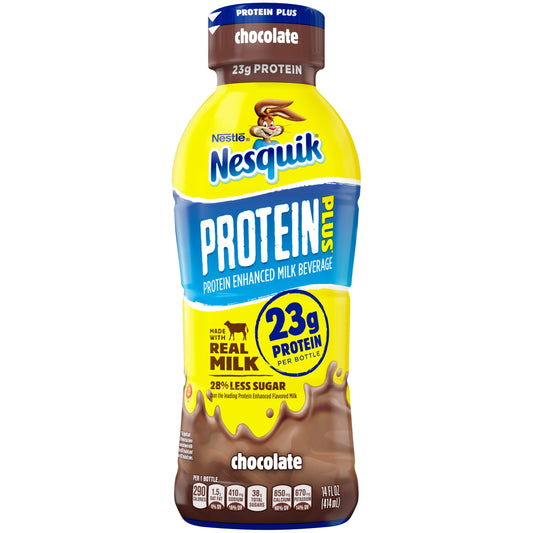 Nestle Nesquik Protein Power Chocolate Protein Milk Drink, Ready to Drink, 14 fl oz