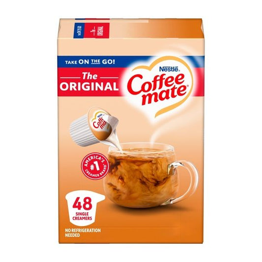 Nestle Coffee mate Original Liquid Coffee Creamer Singles, 9 fl oz