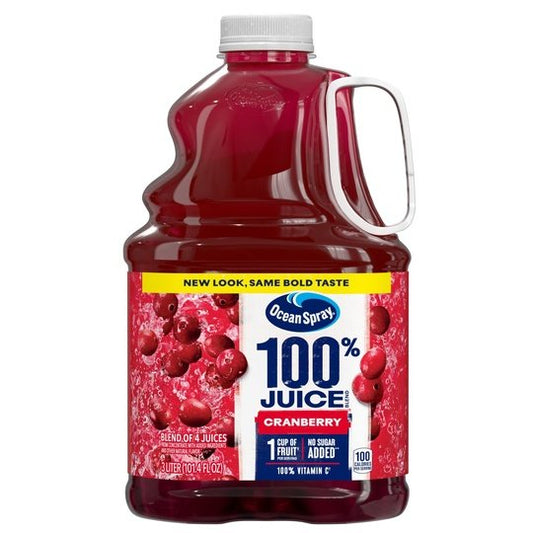 Ocean Spray 100% Juice,Cranberry, 101.4 Fl. Oz.