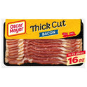 Oscar Mayer Thick Cut Bacon 12-Hour Natural Wood Smoked, 16 oz Pack