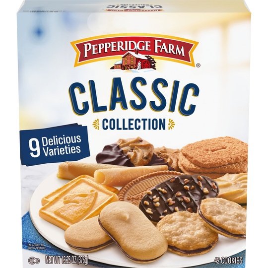 Pepperidge Farm Cookies Classic Collection, 9 Cookie Varieties, 13.25 oz. Box