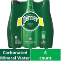 Perrier Sparkling Water, 101.4 fl oz, 6 Pack Plastic Water Bottles