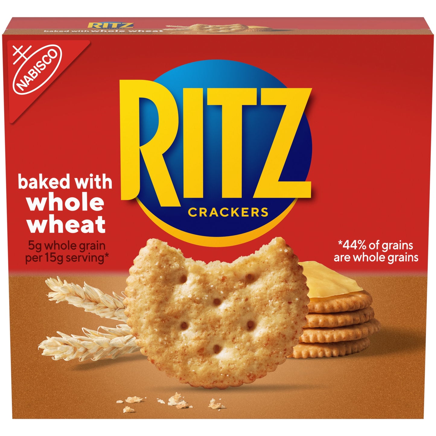 RITZ Whole Wheat Crackers, 12.9 oz