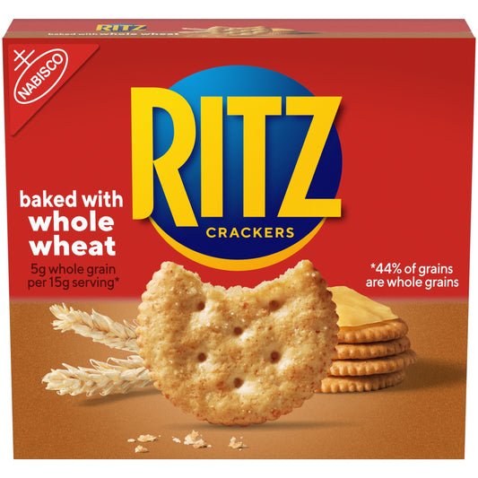 RITZ Whole Wheat Crackers, 12.9 oz