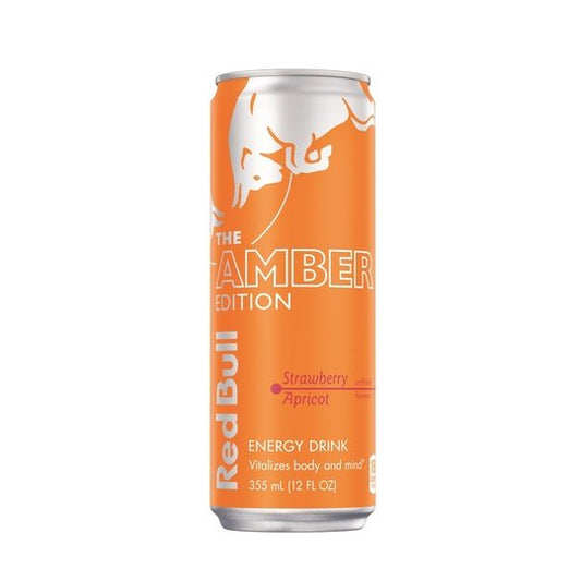 Red Bull Amber Edition Strawberry Apricot Energy Drink, 12 fl oz Can