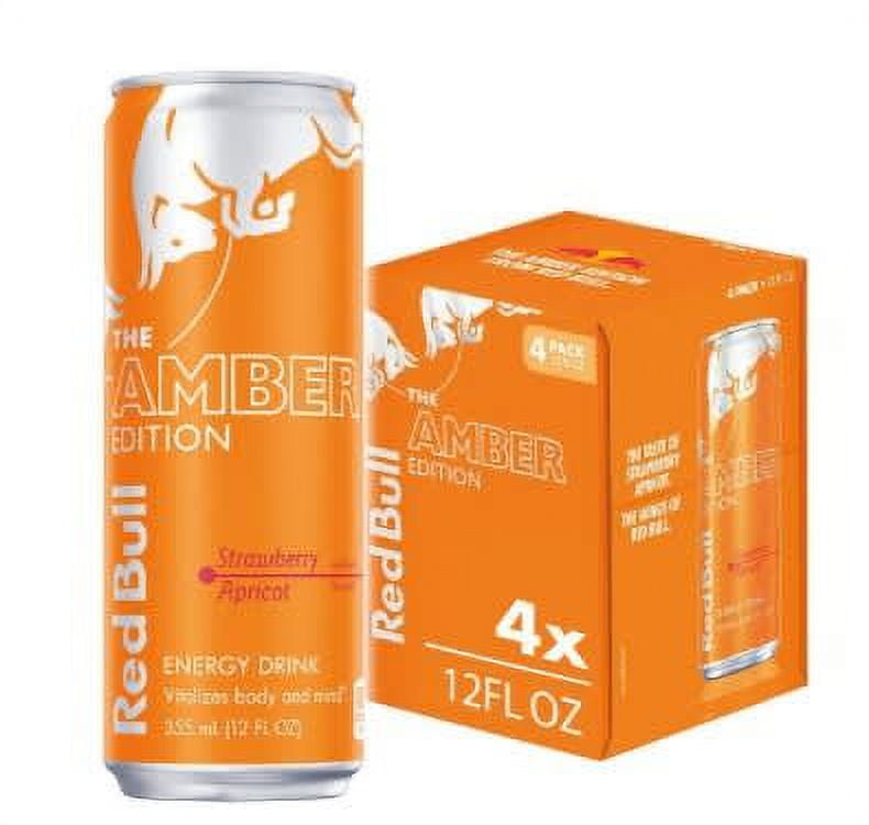 Red Bull Energy Drink, Strawberry Apricot 12 fl oz (4 pack)