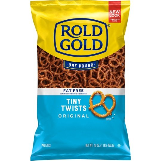 Rold Gold Fat-Free Tiny Twists Original Pretzels, 16 Oz.