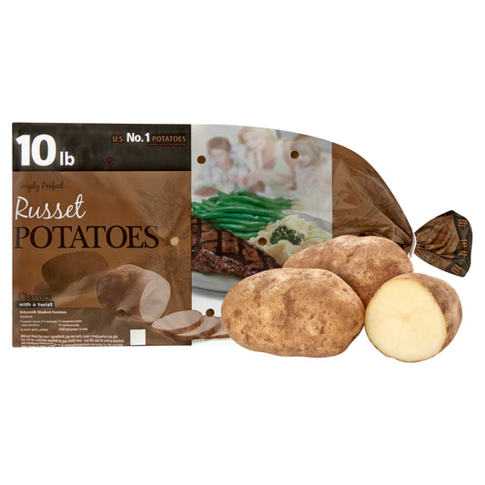 Russet Potatoes, 10 lb Bag, Whole