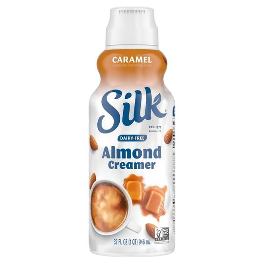 Silk Dairy Free, Gluten Free, Caramel Almond Creamer, 32 fl oz Carton