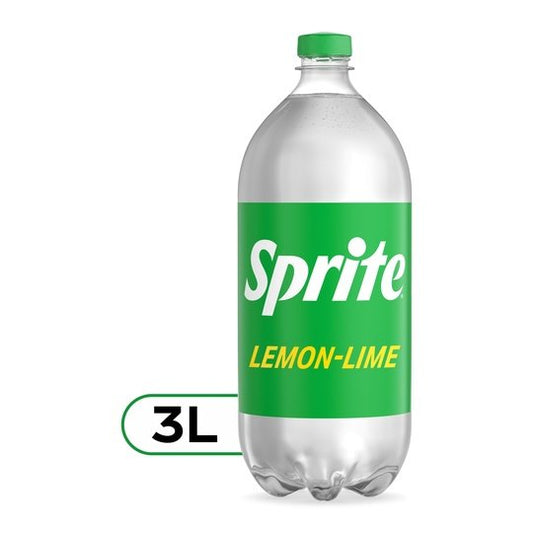 Sprite Lemon Lime Soda Pop, 3 Liter Bottle