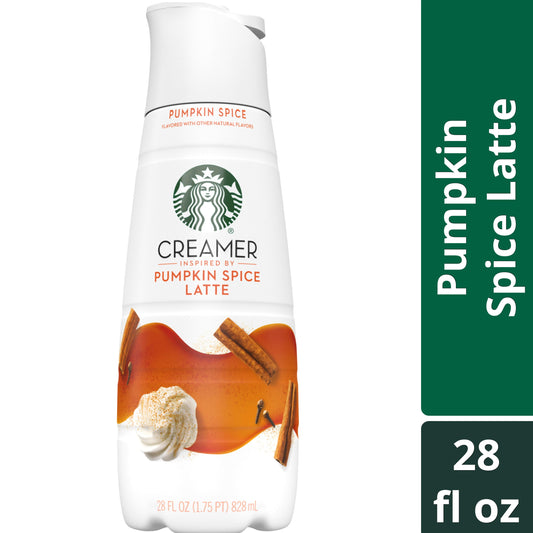 Starbucks Liquid Coffee Creamer, Pumpkin Spice Creamer, 28 oz. Bottle