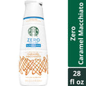 Starbucks Zero Caramel Flavored Liquid Coffee Creamer, Caramel Flavored Creamer 28 fl oz