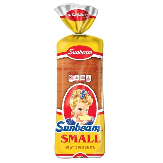 Sunbeam Small White Bread, Sandwich Bread Loaf, 16 oz