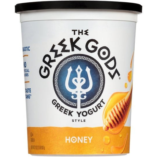 The Greek Gods Probiotic Honey Greek Yogurt, 32 oz