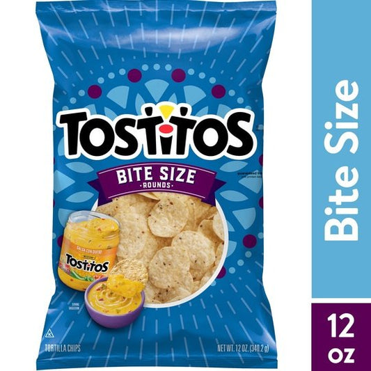 Tostitos Bite Size Tortilla Round Chips, 12 oz