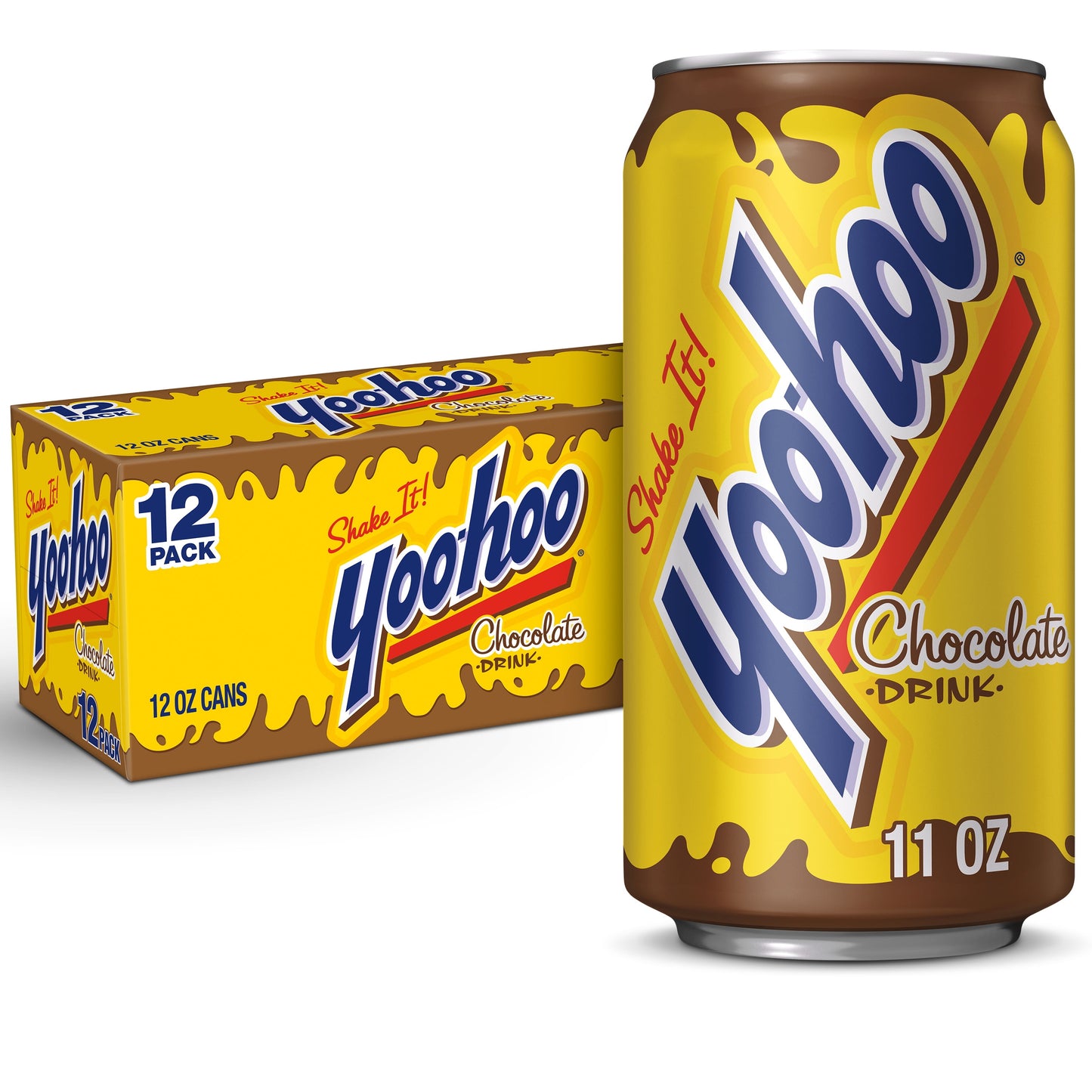 Yoo-hoo Chocolate Drink, 11 fl oz cans, 12 pack