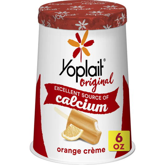 Yoplait Original Orange Creme Low Fat Yogurt, 6 OZ Yogurt Cup