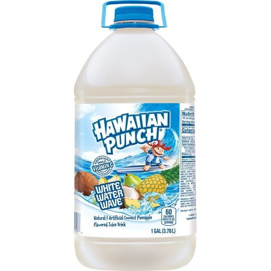 Hawaiian Punch Whitewater Wave Juice, 1 Gal, Bottle