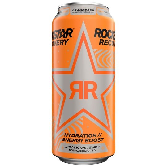 Rockstar Recovery Orange with Electrolytes Energy Drink, 16 oz Can