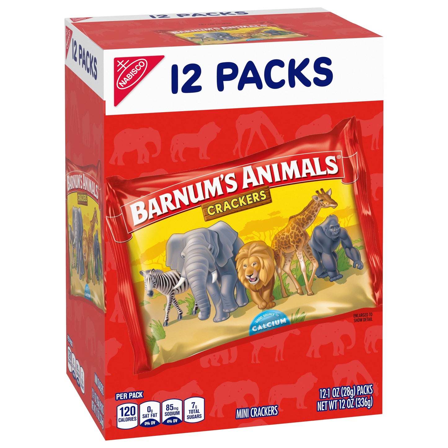 Barnum's Original Animal Crackers, 12 Snack Packs