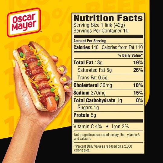 Oscar Mayer Classic Uncured Beef Franks Hot Dogs, 10 ct Pack