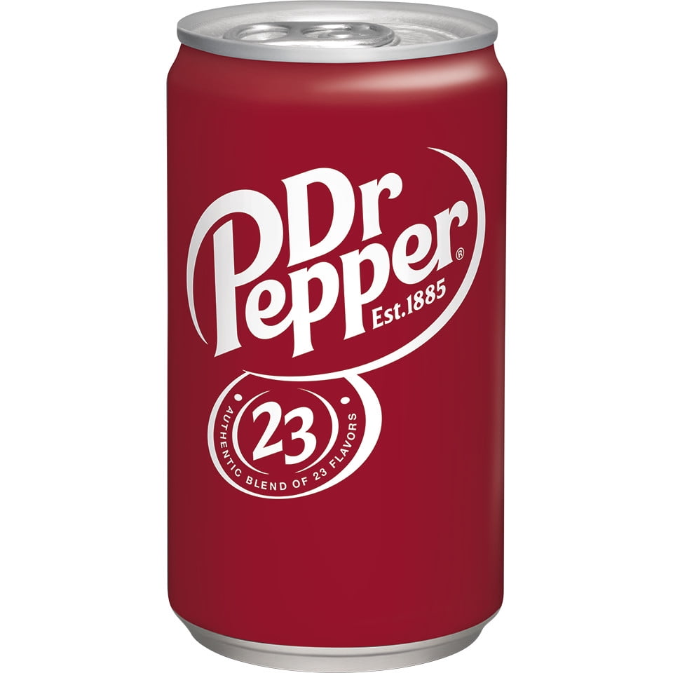 Dr Pepper Soda Pop, 7.5 fl oz cans, 10 pack