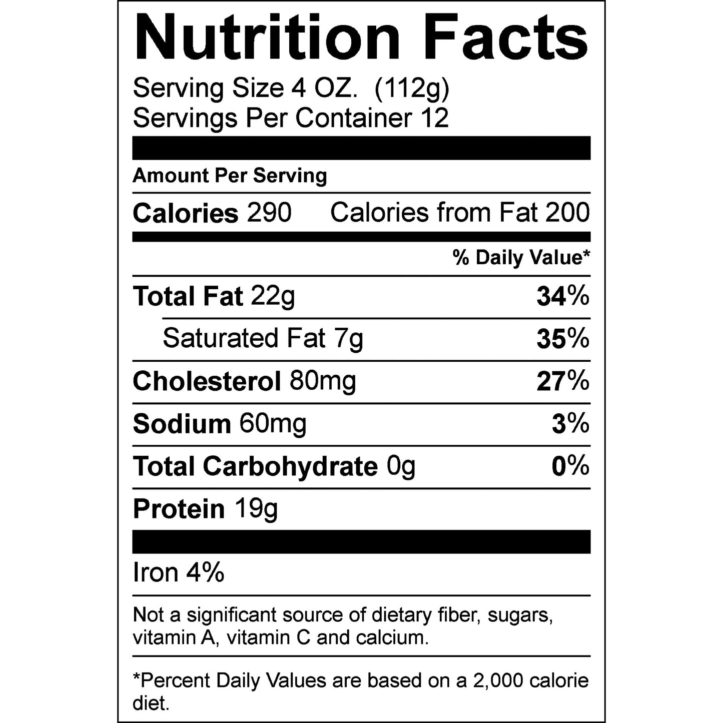 All Natural* 80% Lean/20% Fat Ground Beef Chuck, 3 lb Roll