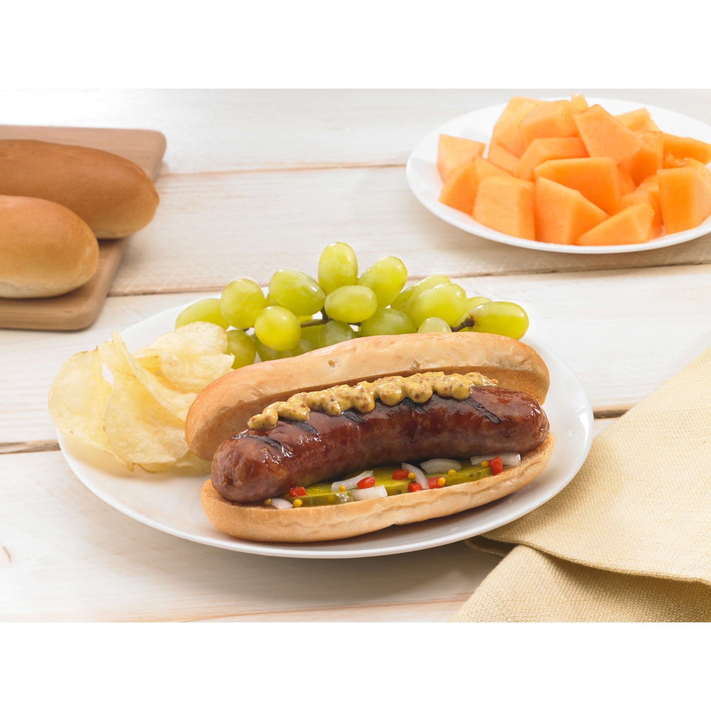 Johnsonville Brats Beer Pork Bratwurst Links, 19 oz, 5 Count Tray