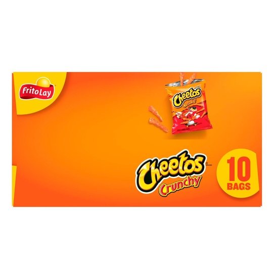 Cheetos Crunchy Cheese Flavored Snacks, 1 oz, 10 Count