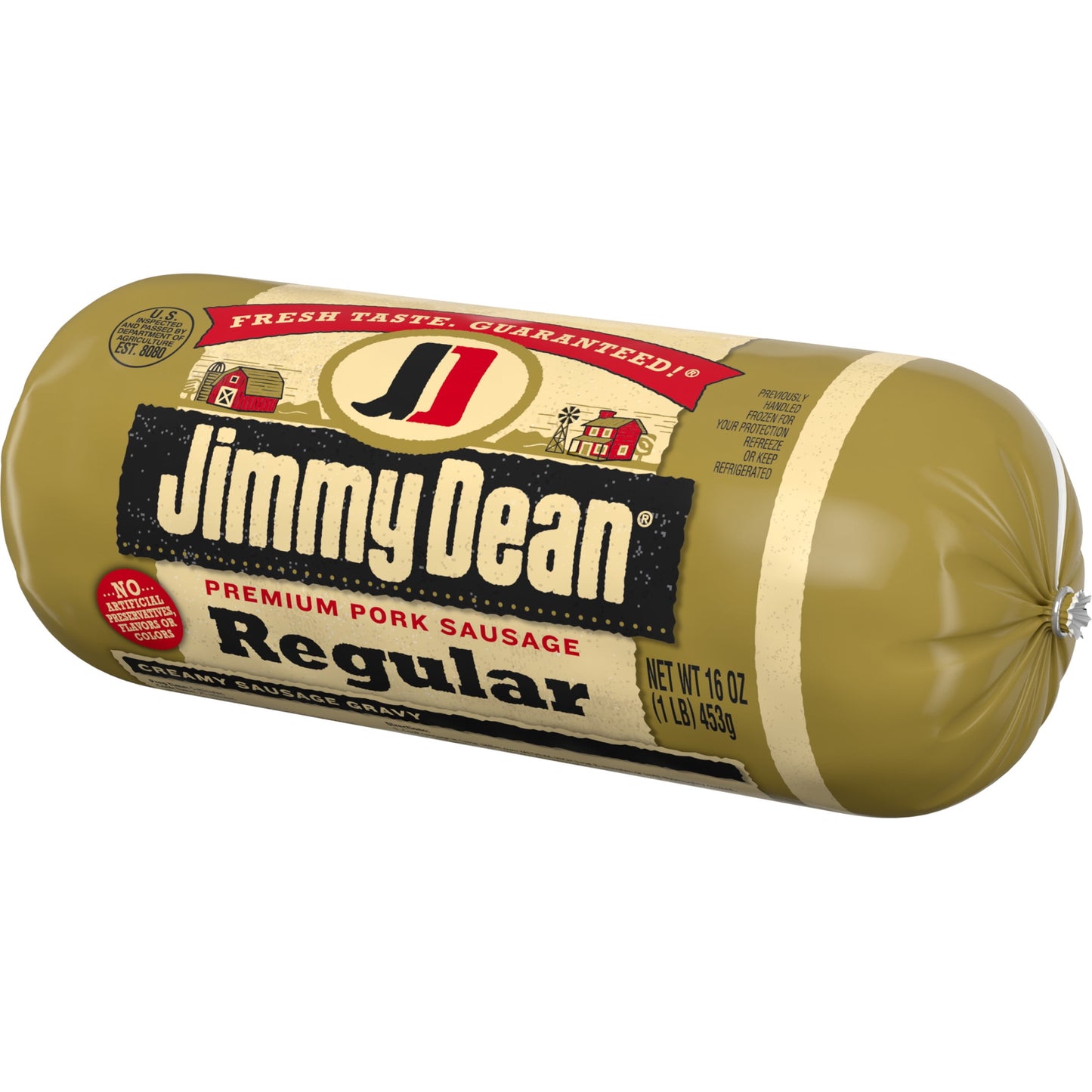 Jimmy Dean Premium Pork Regular Sausage Roll, 16 oz
