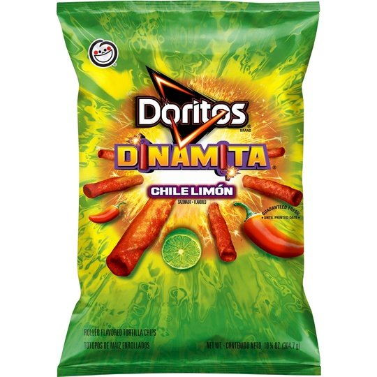 Doritos Dinamita Tortilla Chips Chile Limon, 10.75 oz