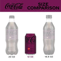 Coca-Cola Zero Sugar Cherry Soda Pop, 12 fl oz, 12 Pack Cans