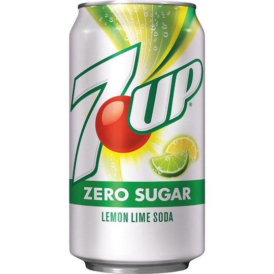 7UP Zero Sugar Lemon Lime Soda, 12 fl oz cans, 12 pack