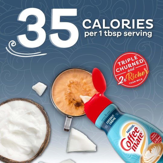 Nestle Coffee mate Coconut Creme Liquid Coffee Creamer, 32 fl oz