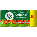 V8 Original 100% Vegetable Juice, 5.5 fl oz Can (Pack of 8)