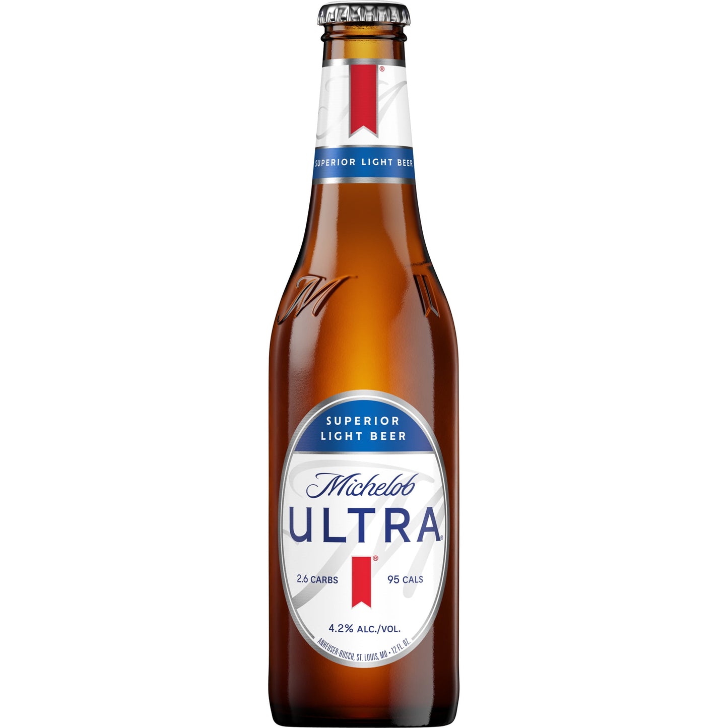 Michelob ULTRA Light Beer, 6 Pack Beer, 12 fl oz Bottles, 4.2% ABV, Domestic