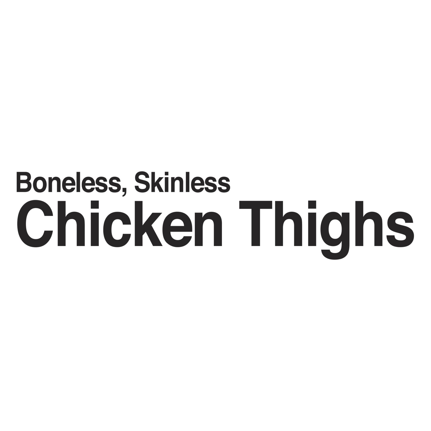 Freshness Guaranteed Boneless Skinless Chicken Thighs Family Pack, 4.7 - 5.6 lb Tray