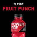 POWERADE Electrolyte Enhanced Fruit Punch Sport Drink, 20 fl oz, 8 Count Bottles