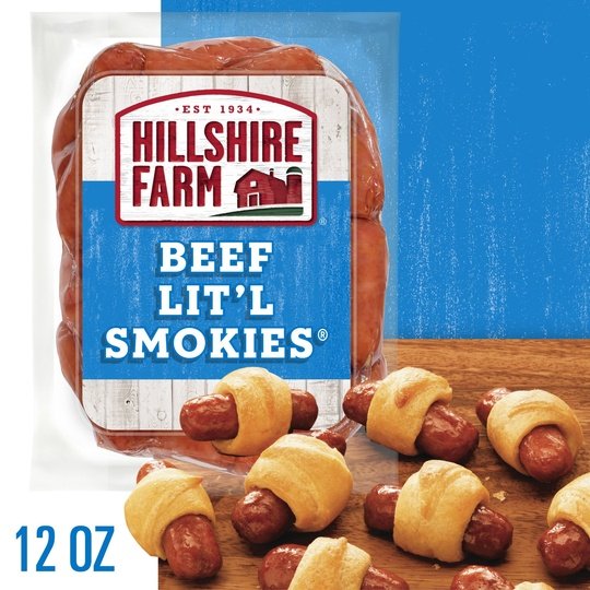 Hillshire Farm Beef Lit'l Smokies Smoked Sausage, 12 oz