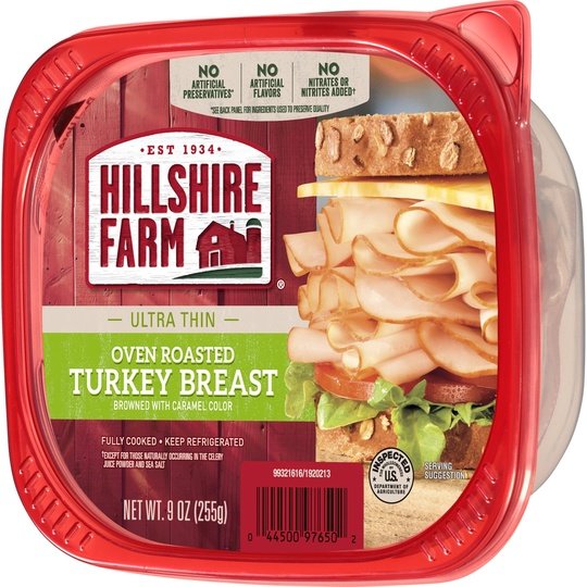 Hillshire Farm Sliced Oven Roasted Turkey Breast Deli Lunch Meat, 9 oz