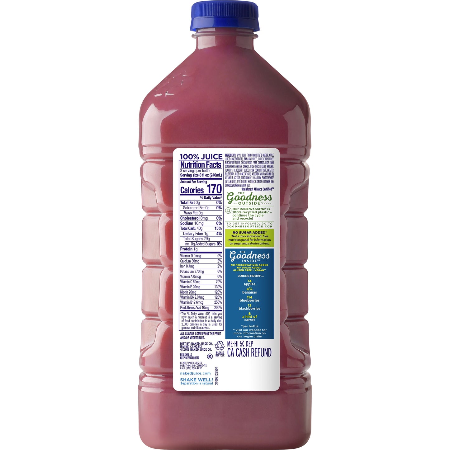 Naked Juice, Blue Machine, 64 fl oz