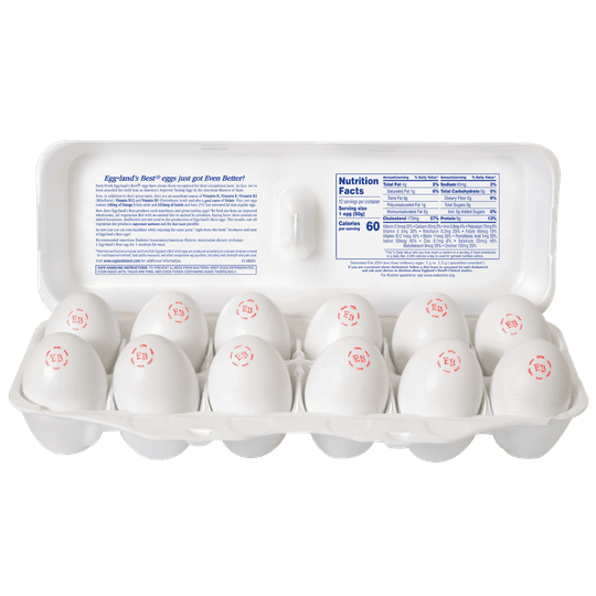 Eggland's Best Large White Eggs, 12 Count